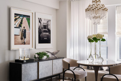 Inspiration for a dining room remodel in New York