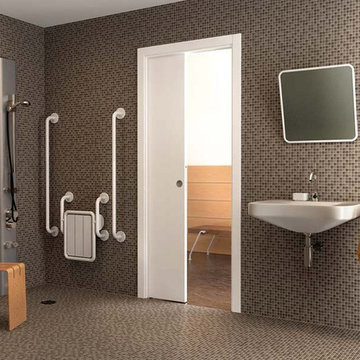Eclisse Sliding Ewoluto® Project designed forload-bearing wall.