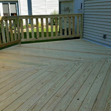 Fishbone Decking Pattern