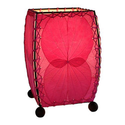 Mini Square Table Lamp | Pink - Table Lamps