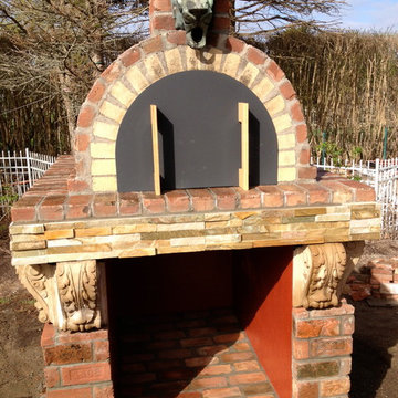 The Quiambao Family Wood Fired Brick Pizza Oven in New York