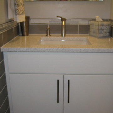 White and Gray Powder Room (B-75)