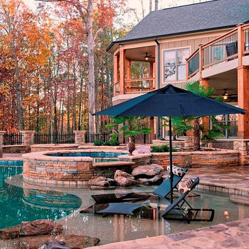Backyard Stone Oasis