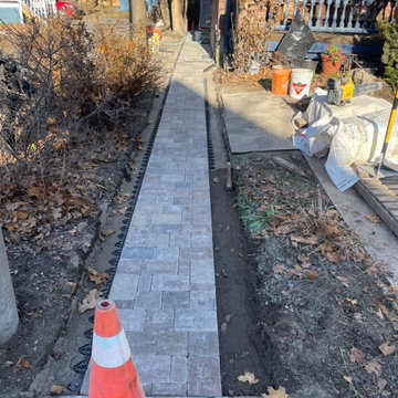 New Hardscape walkway