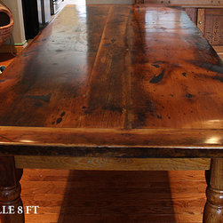 Reclaimed Wood Harvest Tables - Products