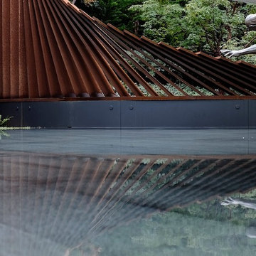 Critical Mass - A Bronze & Corten Garden Sculpture