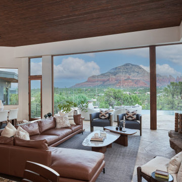 Contemporary Canyon Home - Living Room