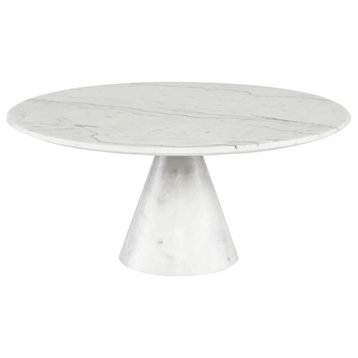 Nuevo Furniture Claudio 35.5" Coffee Table in White