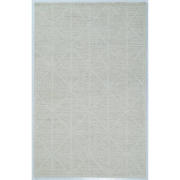 NuStory Crossover Hand Tufted Stripe Area Rug in Beige, 5' X  8'