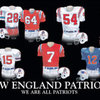 Original Art of the NFL 1993 New England Patriots Uniform