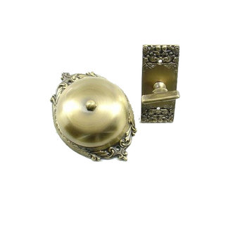 Genuine Solid Brass Craftsman Twist Bell, Polished Brass No Lacquer