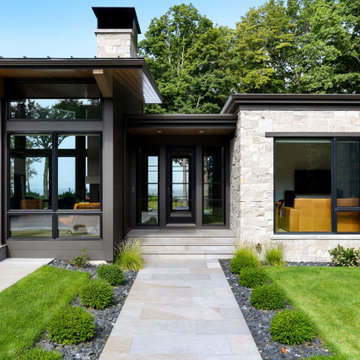 Contemporary Glass House