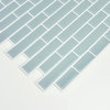 Sea Glass Peel & Stick Backsplash Tiles, Panel