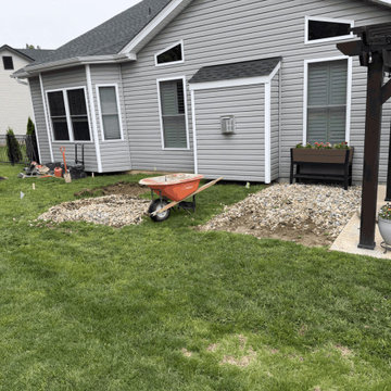 Paver Patio Expansion & Drainage Preparation