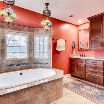 Bold Traditional Master Bathroom | Reico Kitchen & Bath