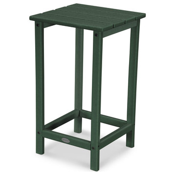 Polywood Long Island 26" Counter Side Table, Green