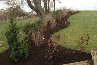 This is an example of a coastal landscaping in Providence.