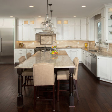 Focal Point of Family Gatherings, a Great Kitchen Remodel in Potomac Falls