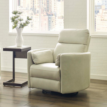 Parker Living Radius Powered By Freemotion Cordless Swivel Glider Recliner, Florence Ivory
