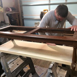 From Coffee Table To Bench for $40 - Upholstered Benches