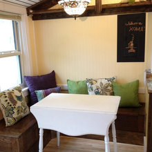 Wood bench