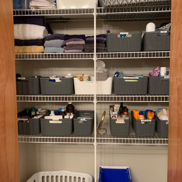 After: Linen Closet