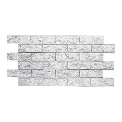 165-SMALL JERUSALEM BRICK PANEL 49"W X 24"H X 1 1/2"D - Wall Panels
