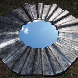 BCH Antiqued Silver Leaf Miror - Wall Mirrors
