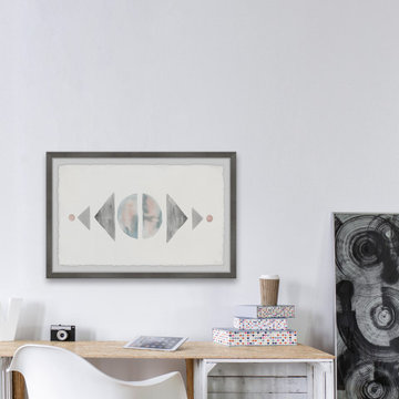 "Rewind, Earth, Forward" Framed Painting Print