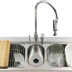 Triple Basin Kohler Kitchen Sink - Kitchen Sinks
