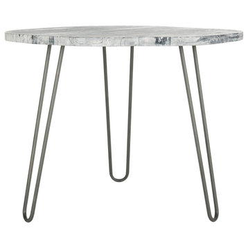 Suzzie Wood Top Dining Table Grey / Whitewash
