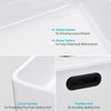 Aquaterior 2 Pack 20" Rectangle Bathroom Vessel Sink Ceramic