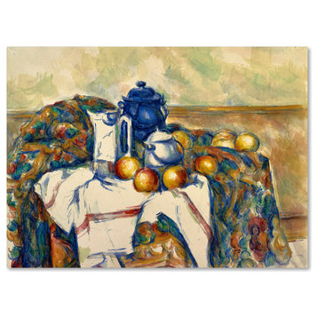 Cezanne 'Still Life With Blue Pot' Canvas Art, 47 x 35