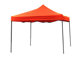 Trademark Innovations - 10'x10' Square Replacement Canopy Gazebo Top Assorted Colors, Red - Gazebos