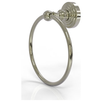 Waverly Place Towel Ring, Polished Nickel