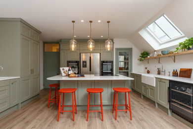 This is an example of a traditional kitchen in London.