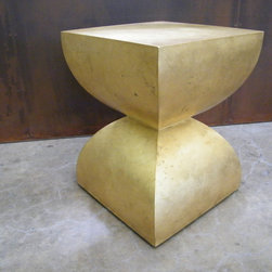Sculpted Steel End Tables - Nightstands And Bedside Tables