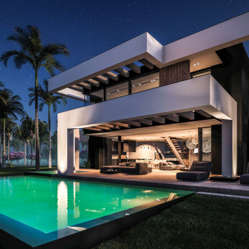 Modern Exterior House, Modern House, Remodeling Ideas