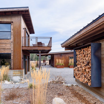 A Modern-Rustic Family Home Designed to Survive Wildfires