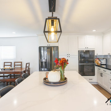 Kitchen & Living Room Remodel in Reseda