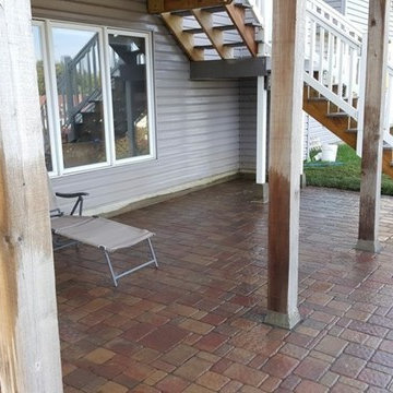 Willow Creek Cobblestone Paver Patio