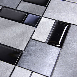 Metal Black Glass Backsplash Tile - Products