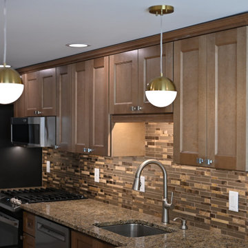 Kitchen Countertop with Accent lighting