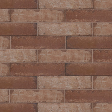 Brickyard Red Porcelain Floor and Wall Tile