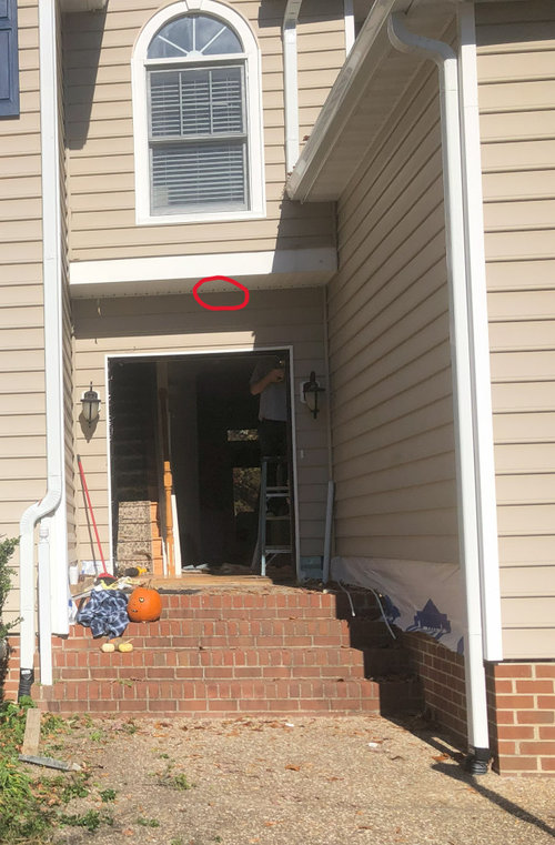 Dripping from Soffit Close to the Wall