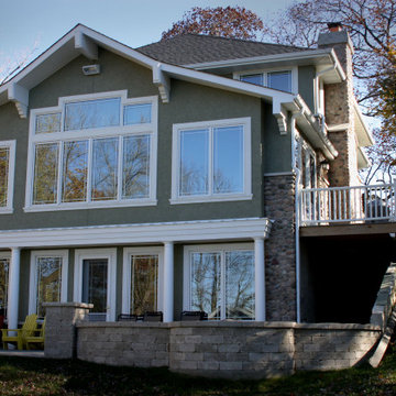 new lake front view