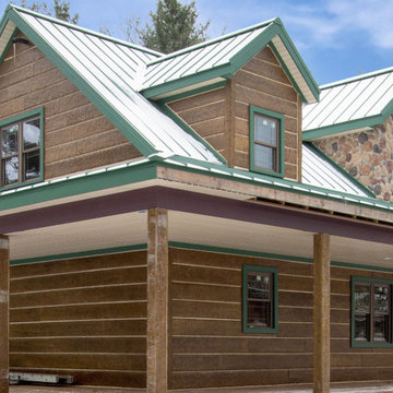 Concrete Log Siding Homes