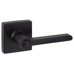 Sure-Loc Hardware - Verona Privacy Lever, Flat Black - Add a modern touch to your home with the Verona Lever. The Verona's thoughtful design accentuates its contemporary style while a solid metal construction brings a sturdy feel. If you are looking for an affordable option for upscale style, the Cortina Lever is a perfect fit.