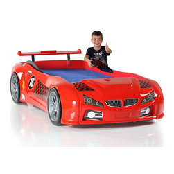 BMW Race Car Bed Red - Kids Beds
