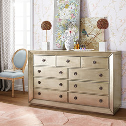 Celine Champagne Dresser - Dressers
